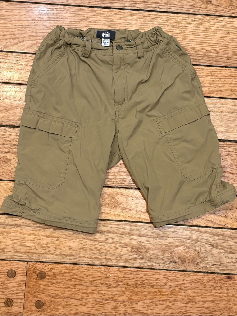 REI Kids Cargo Shorts - Khaki 14/16